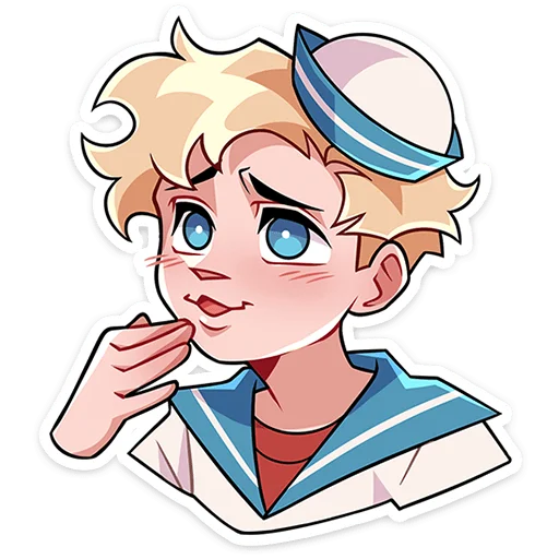 Эмодзи Матрос Владик без текста