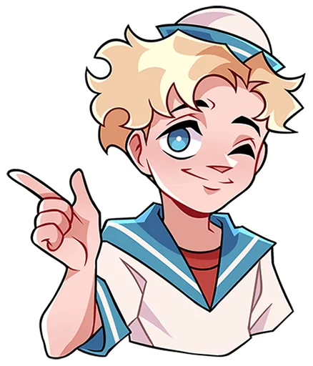 Эмодзи Матрос Владик без текста