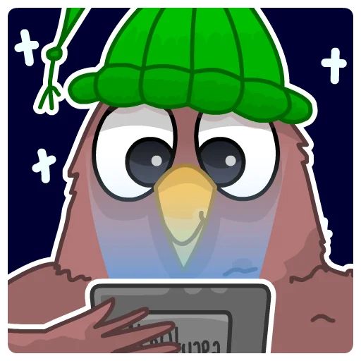 Эмодзи Воробей FM