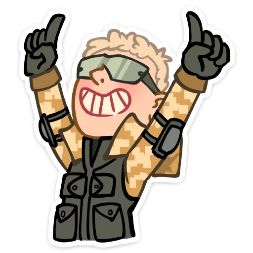 Эмодзи Бравые ребята