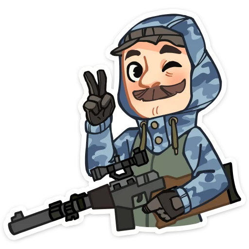 Эмодзи Бравые ребята