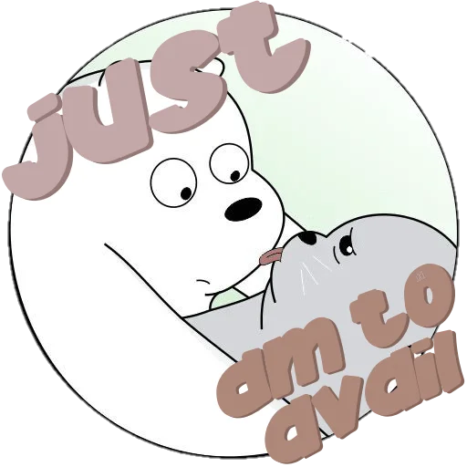 Эмодзи white bear