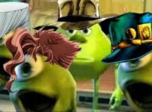 Эмодзи ДжоДжо головного мозга