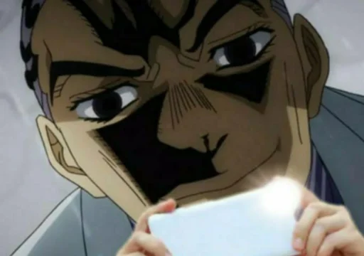 Эмодзи ДжоДжо головного мозга