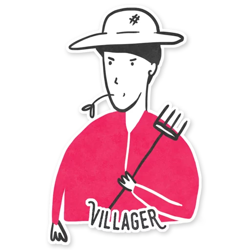 Эмодзи werewolf game cards