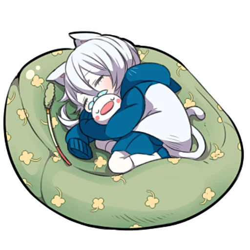 Эмодзи Белый котёнок ч.2