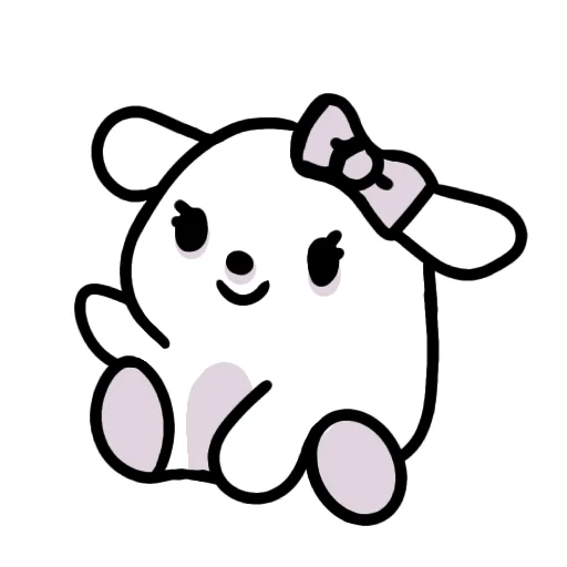 Эмодзи White: Kitty