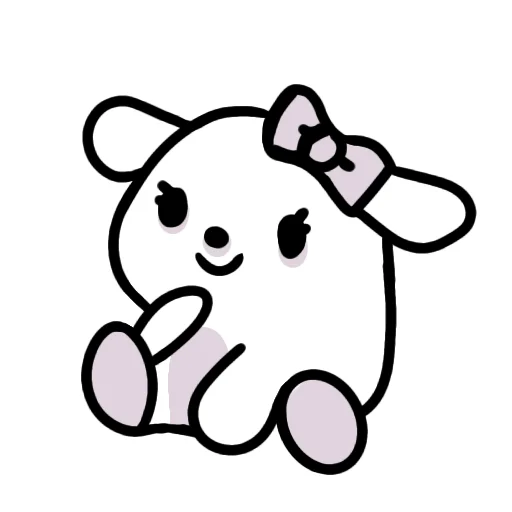 Эмодзи White: Kitty