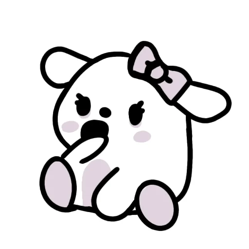 Эмодзи White: Kitty