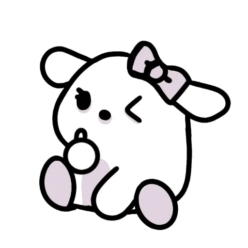 Эмодзи White: Kitty