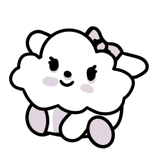 Эмодзи White: Kitty