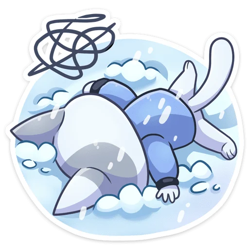 Эмодзи Зимние Бисквит и Ванилька