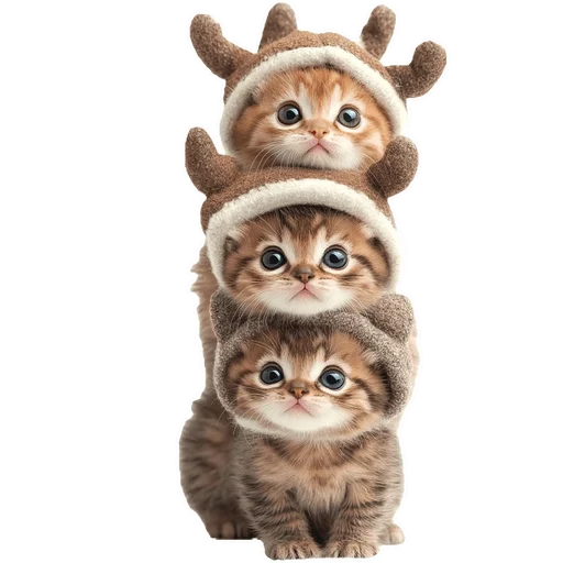 Эмодзи Зимние котики