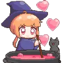 Эмодзи witch sun