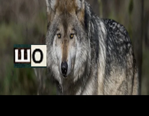 Эмодзи Волк за брата