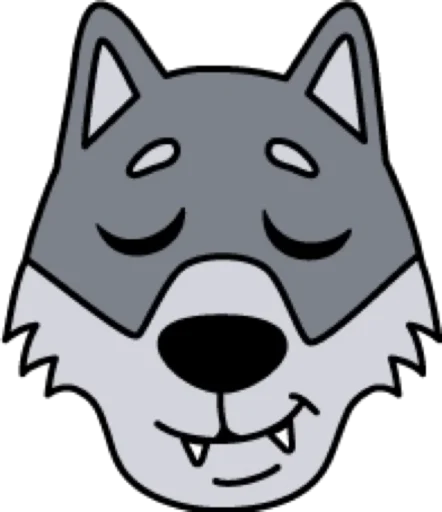 Эмодзи Волк