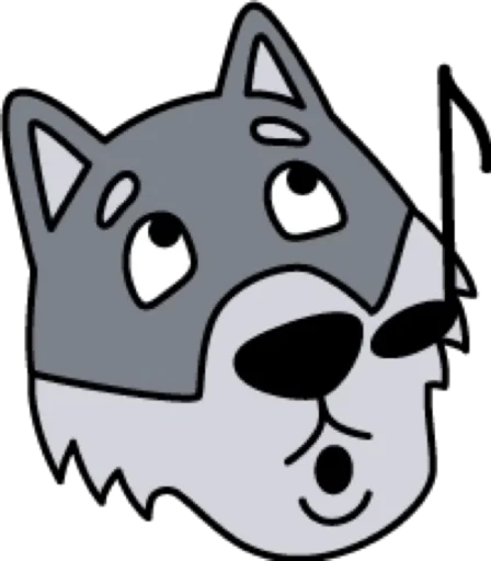 Эмодзи Волк