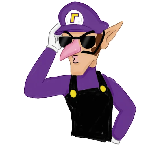 Эмодзи Waluigi