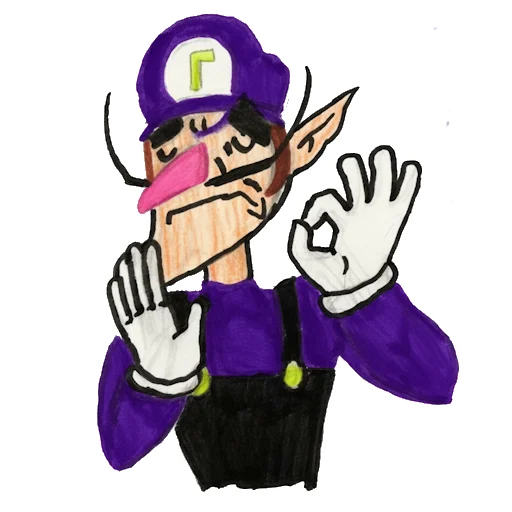 Эмодзи Waluigi