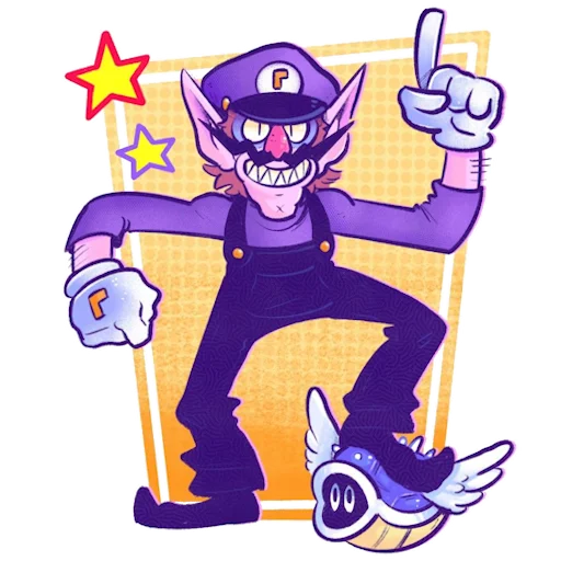 Эмодзи Waluigi
