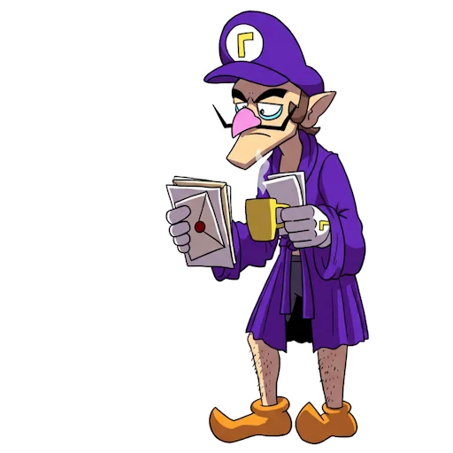 Эмодзи Waluigi