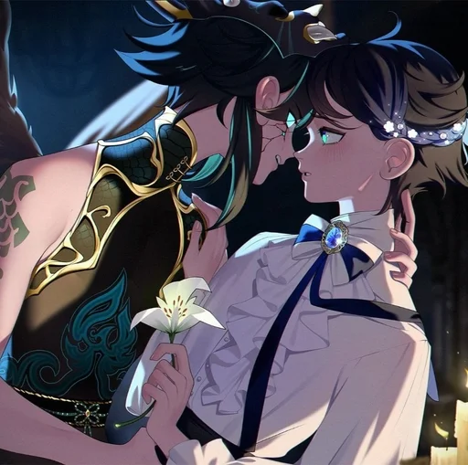 Эмодзи Xiao and Venti