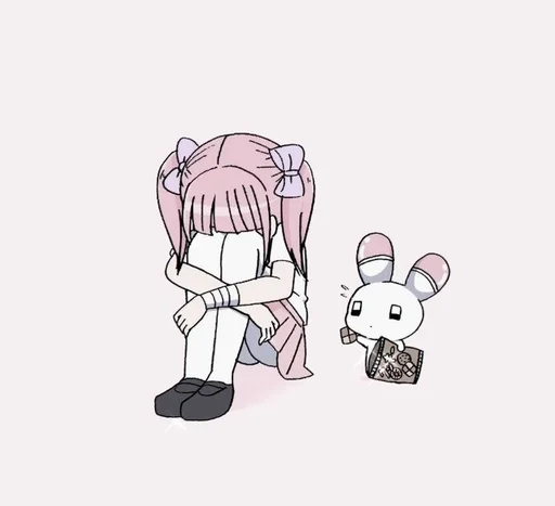 Эмодзи Menhera Chan