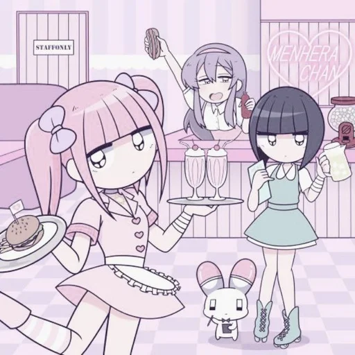 Эмодзи Menhera Chan