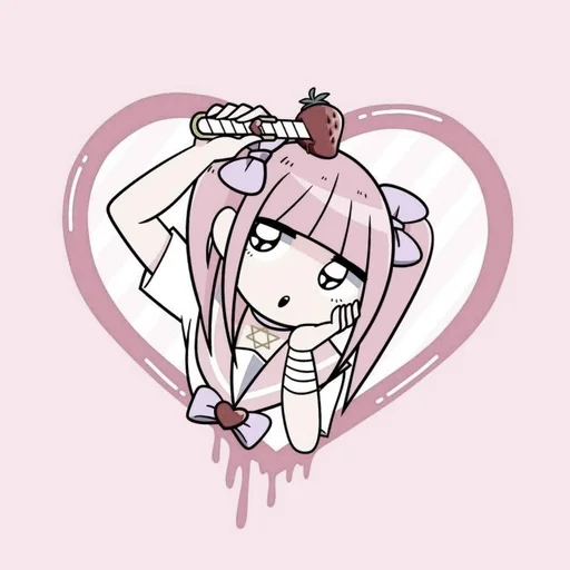 Эмодзи Menhera Chan