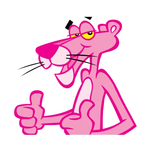 Эмодзи Pink Panther