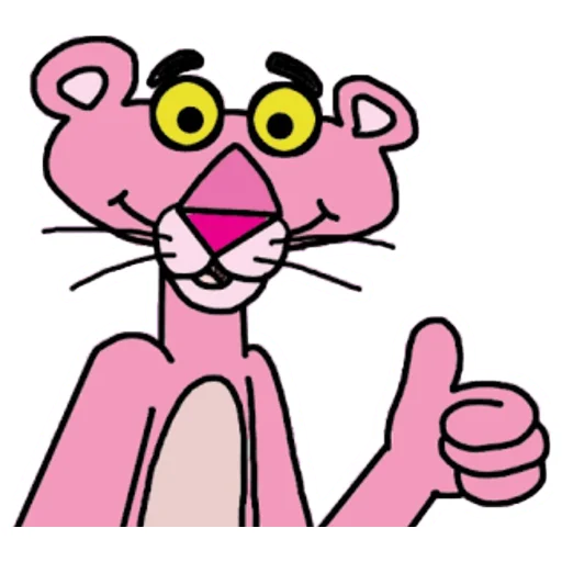 Эмодзи Pink Panther