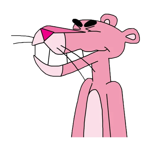 Эмодзи Pink Panther