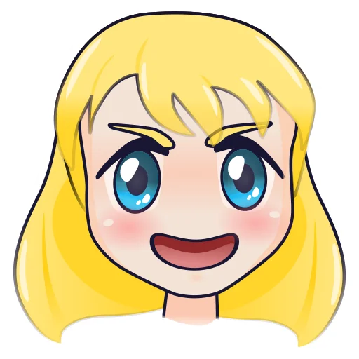 Эмодзи YellowHairGirl