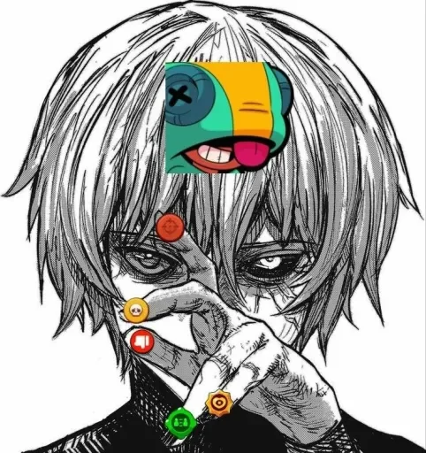 Эмодзи стикерная каша🥯