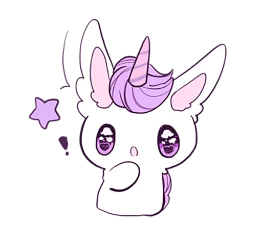 Эмодзи young unicorn