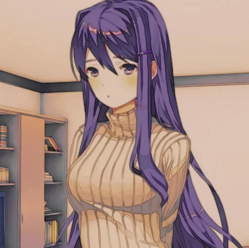 Эмодзи Yuri DDLC
