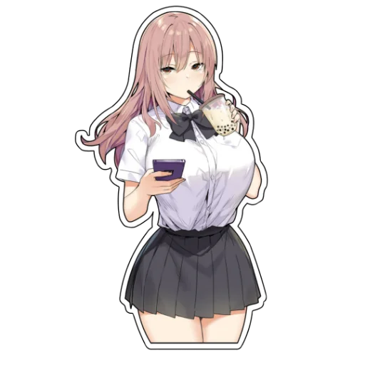 Эмодзи Зажиточные школьницы