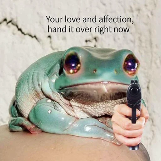 Эмодзи жаби йопта