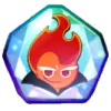 Эмодзи Fire Spirit Cookie