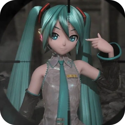 Эмодзи Hatsune Miku