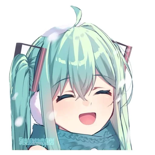 Эмодзи Hatsune Miku