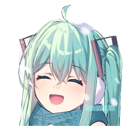 Эмодзи Hatsune Miku