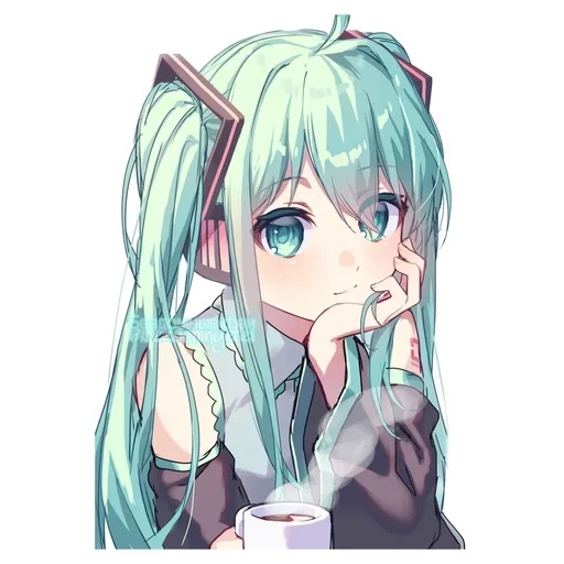 Эмодзи Hatsune Miku