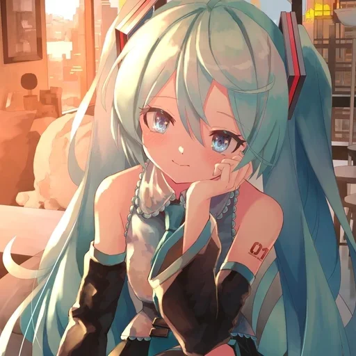 Эмодзи Hatsune Miku