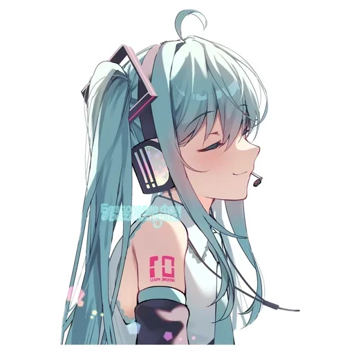 Эмодзи Hatsune Miku