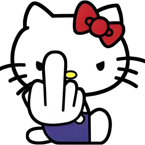 Эмодзи Hello Kitty