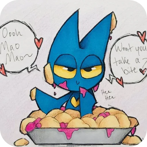 Эмодзи МАО МАО герои чистого сердца