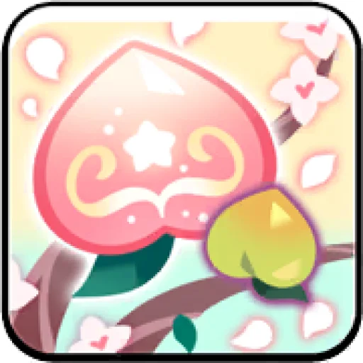 Эмодзи Peach Blossom Cookie