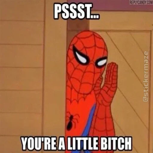 Эмодзи Spider Man Memes