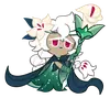 Эмодзи White Lily Cookie